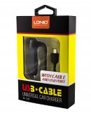 Автомобильное зарядное устройство  LDNIO DL-C25 (Charger Mobil 2.1A)