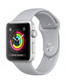 Apple Watch 3 LTE 42 мм серебристый алюминий/дымчатый (MQK12)