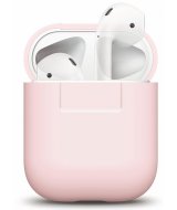 Чехол  AirPods Case для зарядного кейса AirPods с микрофиброй и карабином.