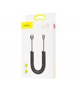 Витой кабель Baseus Elastic Data Cable 1.6m Lightning (Чёрный)