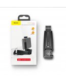 BASEUS Автомобильный Держатель На Подголовник Заднего Сиденья Для Телефона, Держатель Для Смартфона 4,0-6,5 Дюймов - Черный