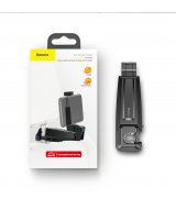 BASEUS Автомобильный Держатель На Подголовник Заднего Сиденья Для Телефона, Держатель Для Смартфона 4,0-6,5 Дюймов - Черный