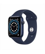 Apple Watch Series 6, 44 мм, корпус из алюминия синего цвета, спортивный ремешок «тёмный ультрамарин» (M00J3RU-A)
