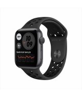 Apple Watch Nike Series 6, 44 мм, корпус из алюминия цвета «серый космос», спортивный ремешок Nike цвета «антрацитовый/чёрный» (MG173RU-A)