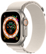 Apple Watch Ultra GPS + Cellular, 49 мм, корпус из титана, ремешок Alpine Loop цвет "Starlight"