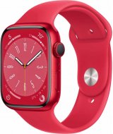 Apple Watch Series 8, 45 мм, корпус из алюминия цвета (PRODUCT)RED, спортивный ремешок цвета (PRODUCT)RED