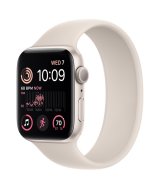 Apple Watch SE 2022, 44 мм, корпус из алюминия цвета «сияющая звезда», спортивный ремешок цвета «сияющая звезда»