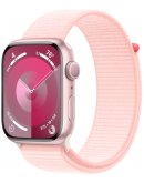 Apple Watch Series 9, 41 мм, корпус из алюминия розового цвета, спортивный ремешок нежно-розового цвета