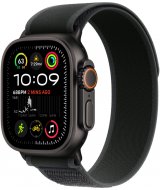 Apple Watch Ultra 2 GPS + Cellular, 49 мм, корпус черного из титана, ремешок Trail черного цвета, размер M/L