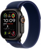 Apple Watch Ultra 2 GPS + Cellular, 49 мм, корпус черного из титана, ремешок Trail голубого цвета, размер M/L
