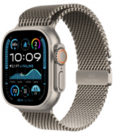 Apple Watch Ultra 2 GPS + Cellular, 49 мм, корпус из бежевого титана, ремешок Milanese бежевого цвета, M