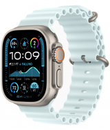 Apple Watch Ultra 2 GPS + Cellular, 49 мм, корпус из бежевого титана, ремешок Ocean голубого цвета