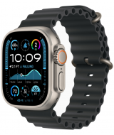 Apple Watch Ultra 2 GPS + Cellular, 49 мм, корпус из бежевого титана, ремешок Ocean черного цвета
