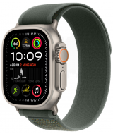 Apple Watch Ultra 2 GPS + Cellular, 49 мм, корпус из бежевого титана, ремешок Trail зеленого цвета, размер M