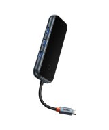 USB-хаб Baseus AcmeJoy HUB 4-port (USB-C to 1x USB-C/3x USB3.0) Dark Gray