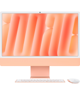 Apple iMac 24" Retina 4,5K (M4 10C CPU, 10C GPU, 2024), 32 ГБ, 1 ТБ SSD, оранжевый
