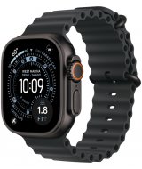 Умные часы Apple Watch Ultra 3 LTE 49 мм (титановый корпус, черный/черный, ремешок из эластомера)