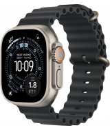 Умные часы Apple Watch Ultra 3 LTE 49 мм (титановый корпус, природный/черный, ремешок из эластомера)
