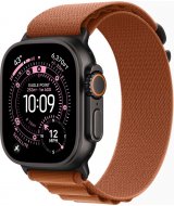 Умные часы Apple Watch Ultra 3 LTE 49 мм (титановый корпус, черный/терракотовый, текстильный ремешёк размера L)